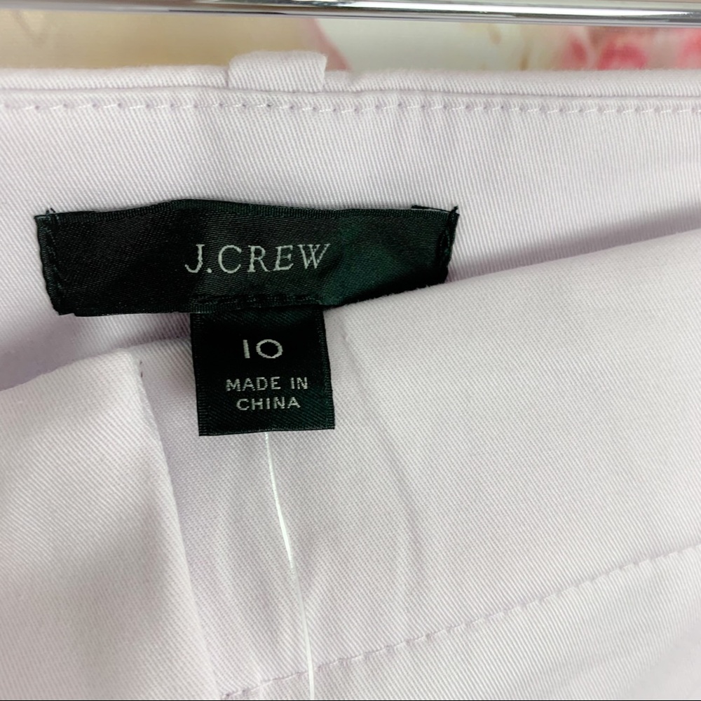 NEW J Crew Lavender Point Cotton Dress Pants - Picture 8 of 10